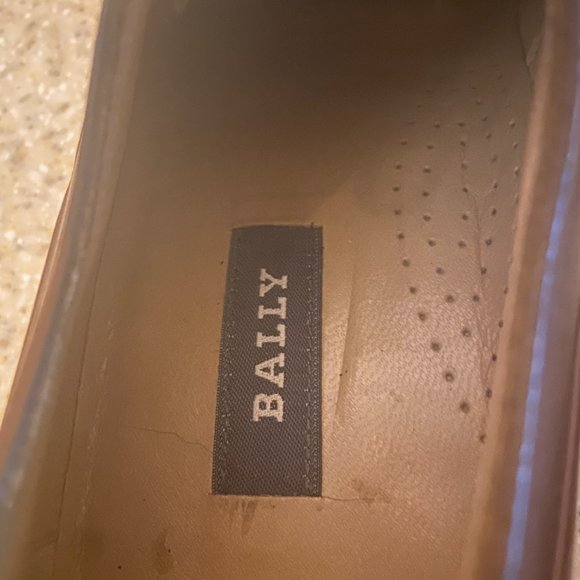 Vintage Bally Men Oxford dress shoes 9-1/2 D leather Oxford Made in Italy main image 6